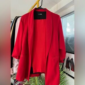 Women’s Fashion Nova suit set - red